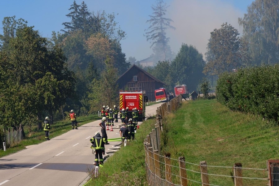Einsatz: Brand Holzhaufen