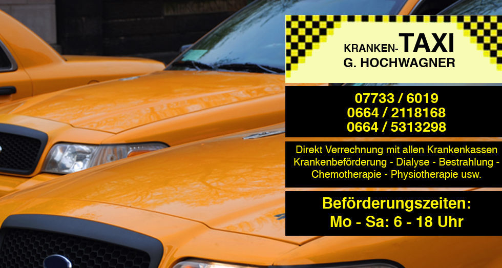 taxi hochwagner