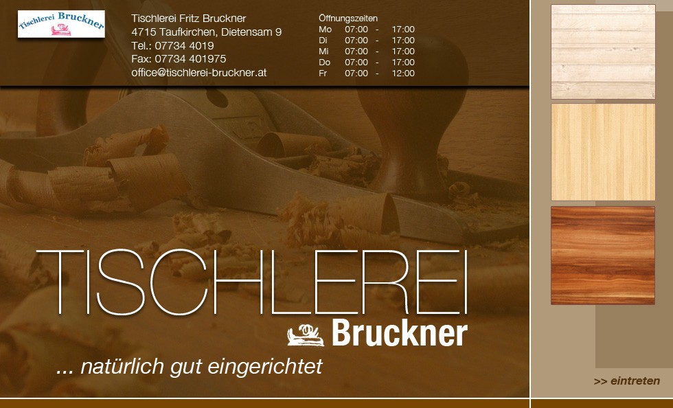 tischlerei bruckner