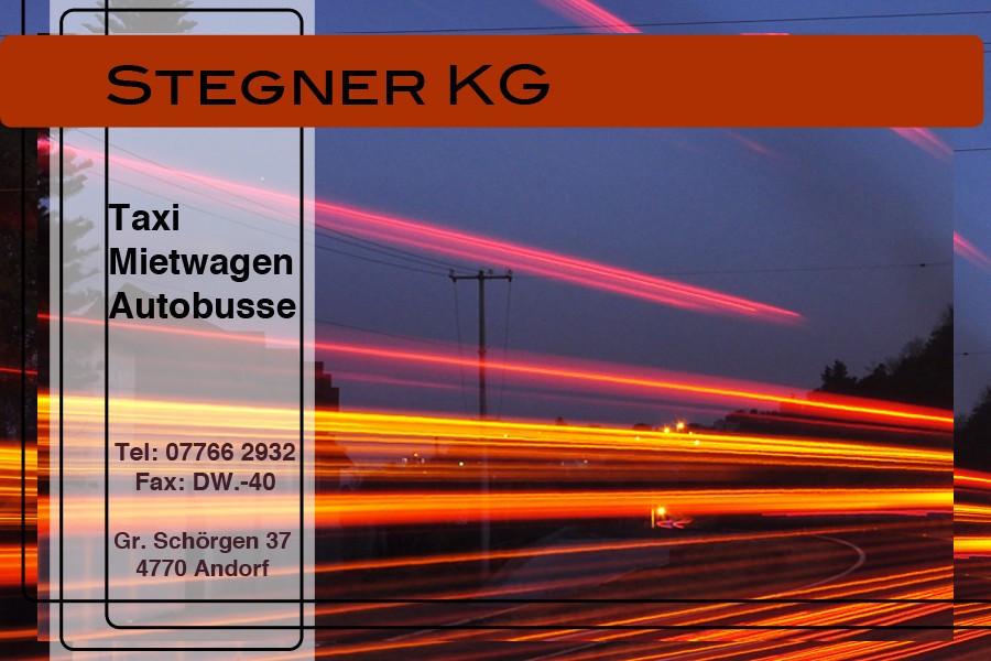 stegner transport startseite