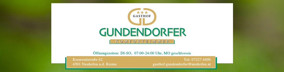 gundendorfer gasthof banner