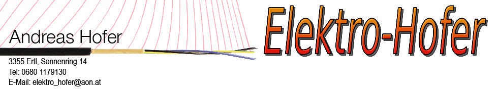 elektro hofer banner