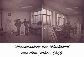 Tischlerei   innen 1959
