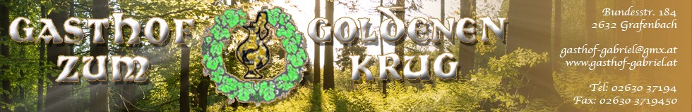 Goldener Krug Banner