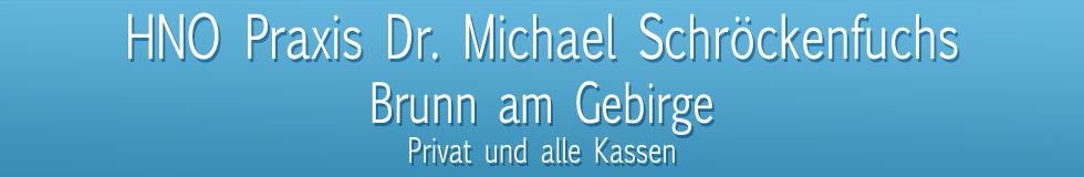 Dr. Michael Schröckenfuchs Banner