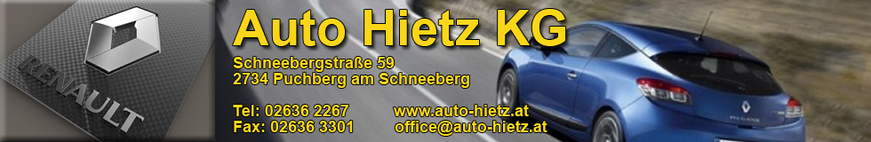Auto Hietz KG Banner