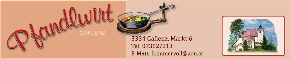 hochzeitswirt gaflenz Banner