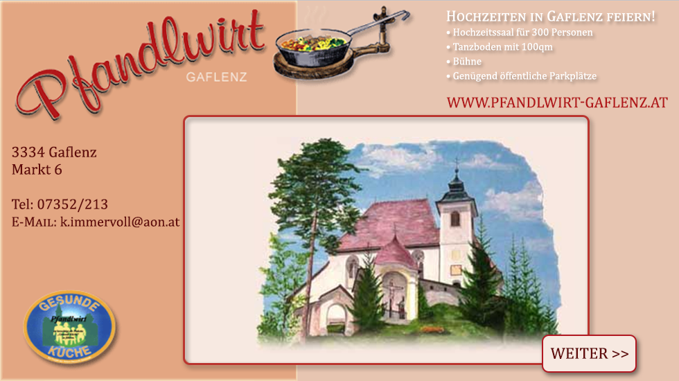 hochzeitswirt gaflenz Startseite