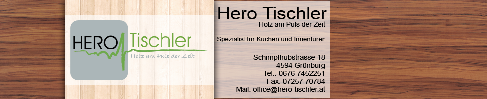 HERO Tischlerei Banner
