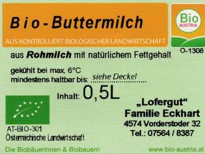 bio buttermilch