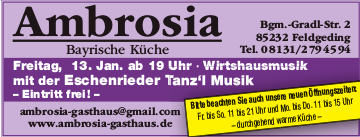 Eschenrieder Tanz'l Musik