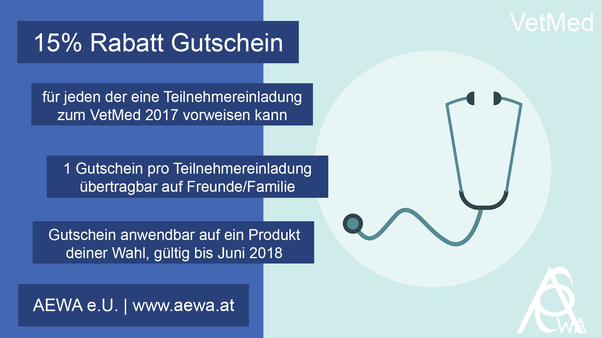 VetMed2017 Gutschein