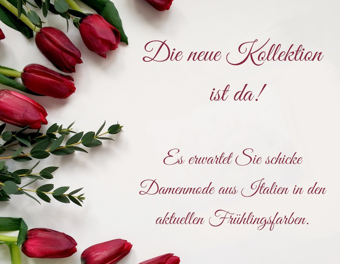 fruehlings kollektion