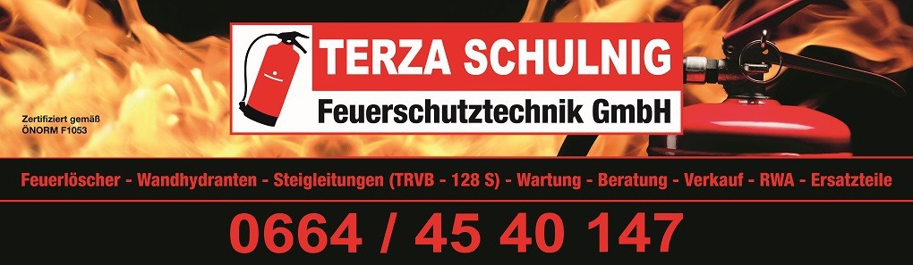 TERZA Schulnig Feuerschutztechnik GmbH Banner