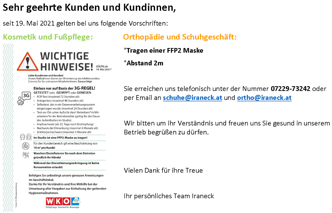 Wiederöffnung 19.05.2021