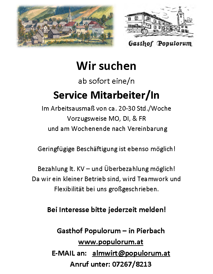 Stellenausschreibung 2021