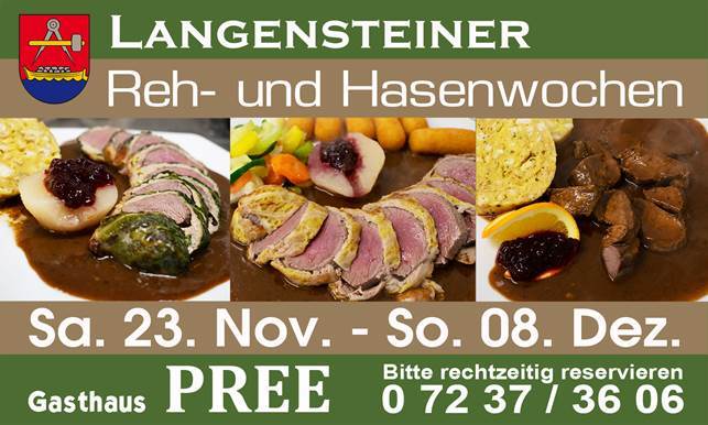 Langensteiner Reh und Hasenwochen