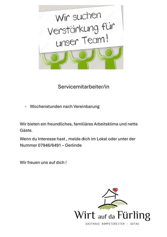 Mitarbeiter gesucht