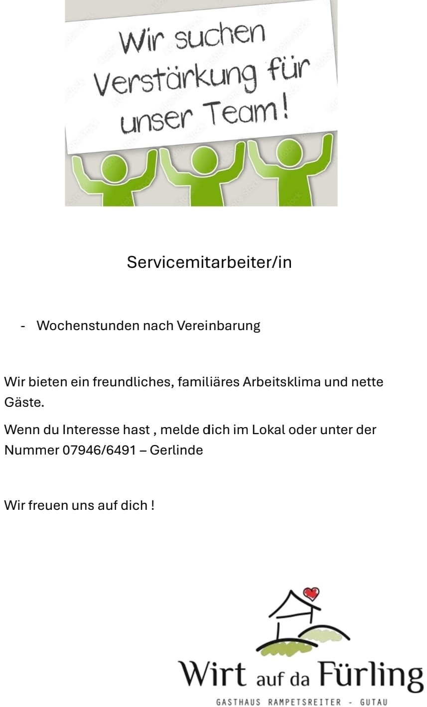 Mitarbeiter gesucht cut