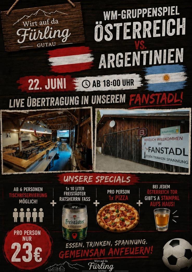 Fanstadl Fussball WM 2026